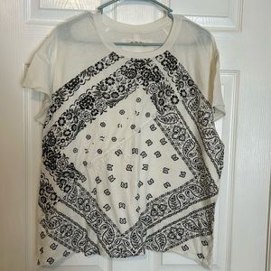 Free People Bandanna T-shirt